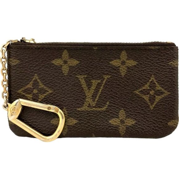 522217AF Louis Vuitton Wallet Coin Case Cles Brown Monogram - Picture 1 of 9